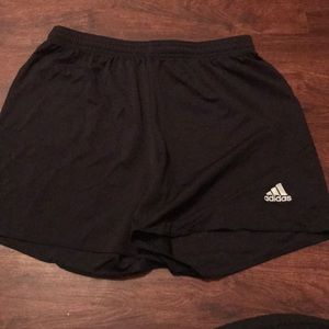 Black adidas shorts